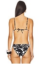 view 3 of 4 Bellamy Bikini Top in Black Bird Of Paradise