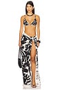 view 4 of 4 Bellamy Bikini Top in Black Bird Of Paradise