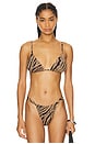 view 1 of 4 Brielle Bikini Top in Tiger Shell
