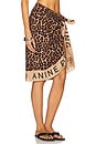 view 2 of 5 Eliza Sarong in Tan & Brown Leopard
