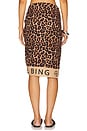 view 4 of 5 Eliza Sarong in Tan & Brown Leopard