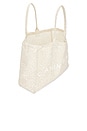 view 4 of 4 BOLSO TOTE LONA LEO in Washed White