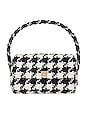 view 1 of 4 Nico Bag in Black And White Houndstooth