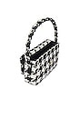 view 4 of 4 Nico Bag in Black And White Houndstooth