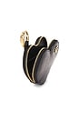 view 4 of 4 Harriett Coin Purse in Black Embossed