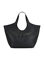 view 1 of 4 Medium Lili Tote in Black Pebbled