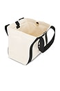 view 4 of 4 Cara Tote in Natural Canvas & Black