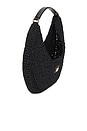 view 4 of 4 BOLSA DE OMBRO COM MONOGRAMA LOU in Black