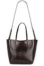 view 1 of 5 Small Elly Tote in Dark Brown