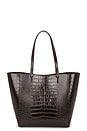view 3 of 5 Small Elly Tote in Dark Brown
