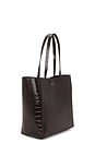 view 4 of 5 Small Elly Tote in Dark Brown
