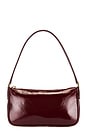 view 1 of 4 Mini Elly Bag in Oxblood Crinkled Patent