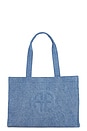 view 1 of 4 Lara Tote Bag in Cascade Blue