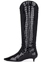 view 5 of 5 Tall Rae Boots in Black Embossed