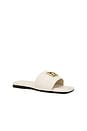 view 2 of 5 Ria Slides Monogram in Ivory