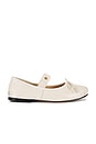 view 1 of 5 Jolie Flats in Bone Crinkled Patent