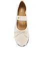 view 4 of 5 Jolie Flats in Bone Crinkled Patent