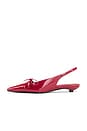 view 5 of 5 Zoey Slingback Heels in Red