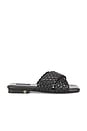 view 1 of 5 Ria Braided Slides in Black
