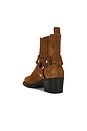 view 4 of 5 BOTTINES MID BIKER  in Tobacco