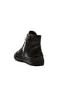 view 3 of 6 High Top Leather Sneakers in Black