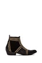 view 1 of 5 Boots with Studs in Black & Gold