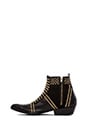 view 5 of 5 Boots with Studs in Black & Gold