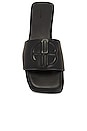 view 4 of 5 Ria Slides in Black Monogram