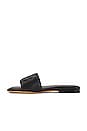 view 5 of 5 Ria Slides in Black Monogram