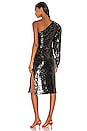 view 4 of 4 One Shoulder Sequin Dress in Black