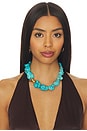 view 3 of 3 La Mer Necklace in Aqua