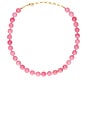 view 1 of 2 Ball Necklace in Bubblegum