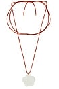view 1 of 4 CHOKER COM PINGENTE FLOWER in Burnt Orange & Soft Pink