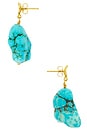 view 2 of 2 La Mer Earrings in Aqua