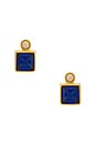 view 1 of 2 Bling Stud Earrings in Royal Blue