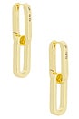 view 1 of 3 Golden Link Earring in Gold