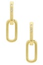 view 3 of 3 Golden Link Earring in Gold