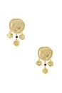 view 1 of 2 Dream Catcher Earrings in Gold