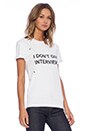 view 2 of 3 Fashion Circus Don't Give Interviews T-Shirt in White