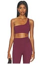view 1 of 4 Ultimate Double Strap One Shoulder Bra in Damson Red