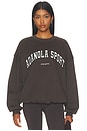 view 1 of 5 AS Oversized Sweatshirt in Coffee Bean