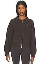 view 1 of 5 Collared Bomber Jacket in Coffee Bean