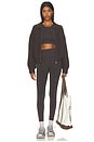 view 6 of 5 Collared Bomber Jacket in Coffee Bean
