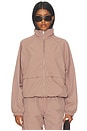 view 4 of 5 Raglan Storm Flap Track Jacket in Walnut Brown