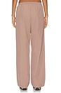 view 6 of 7 Cuffed Track Pants in Walnut Brown