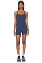 view 2 of 4 Ultimate Low Cross Back Romper in Navy Blue