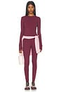 view 5 of 4 Ultimate Long Sleeve Top in Damson Red