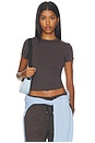 view 1 of 4 Ultimate Short Sleeve Top in Coffee Bean