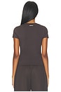 view 4 of 4 Ultimate Short Sleeve Top in Coffee Bean