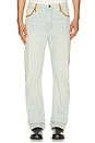 view 1 of 5 Leather Edge Highland Slim Cut Jean in Lived